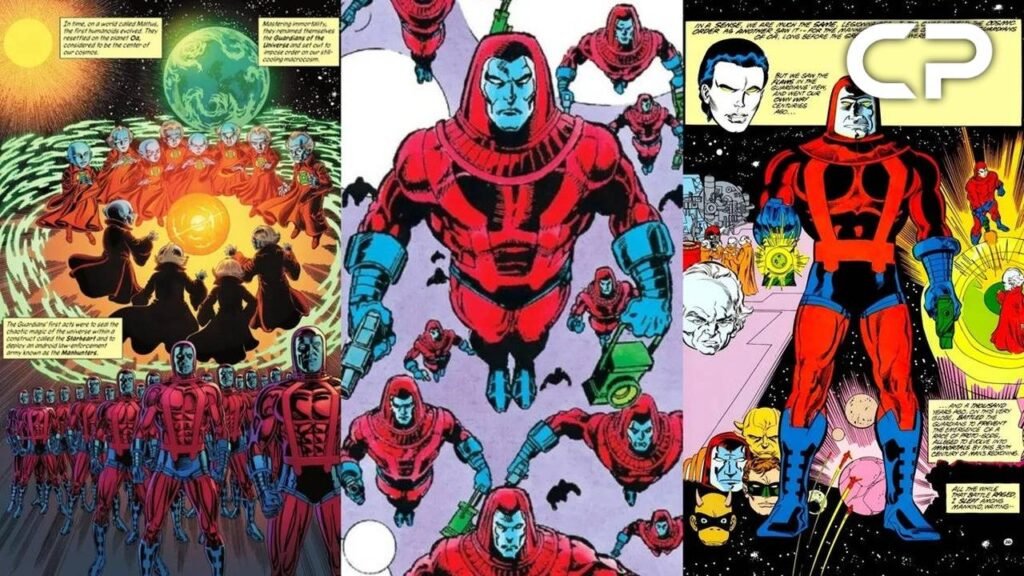 Androides Manhunters nos quadrinhos da DC